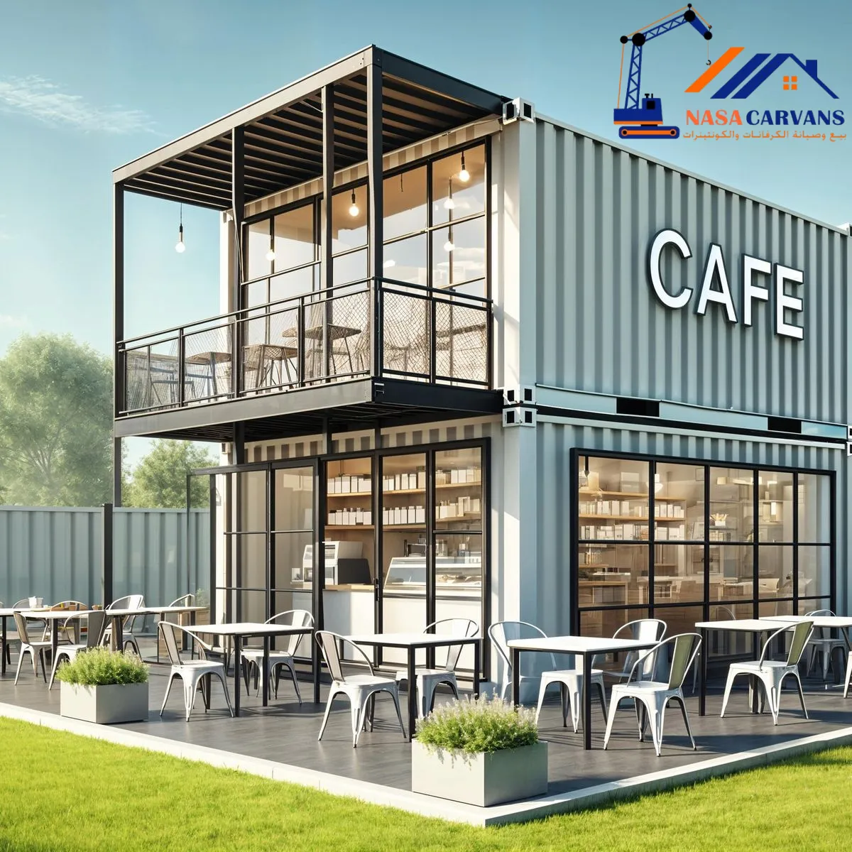 تصميم كونتينر كوفي