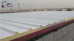 طريقة تركيب سقف ساندوتش بانل